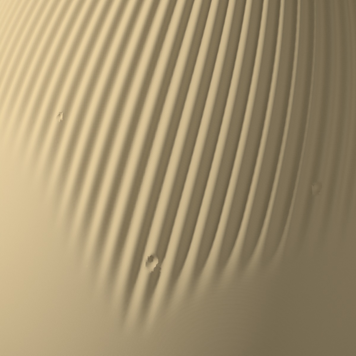 Nahaufnahme der feinen Linien und Tropfen der Vase Ame in Suna